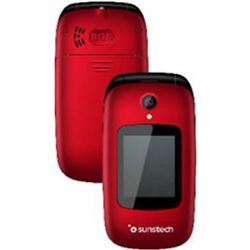 Sunstech CELT22RD teléfono móvil red - doble pantalla 2.4''/6cm 1.77''/4.49cm - SUN-TEL CELT22RD