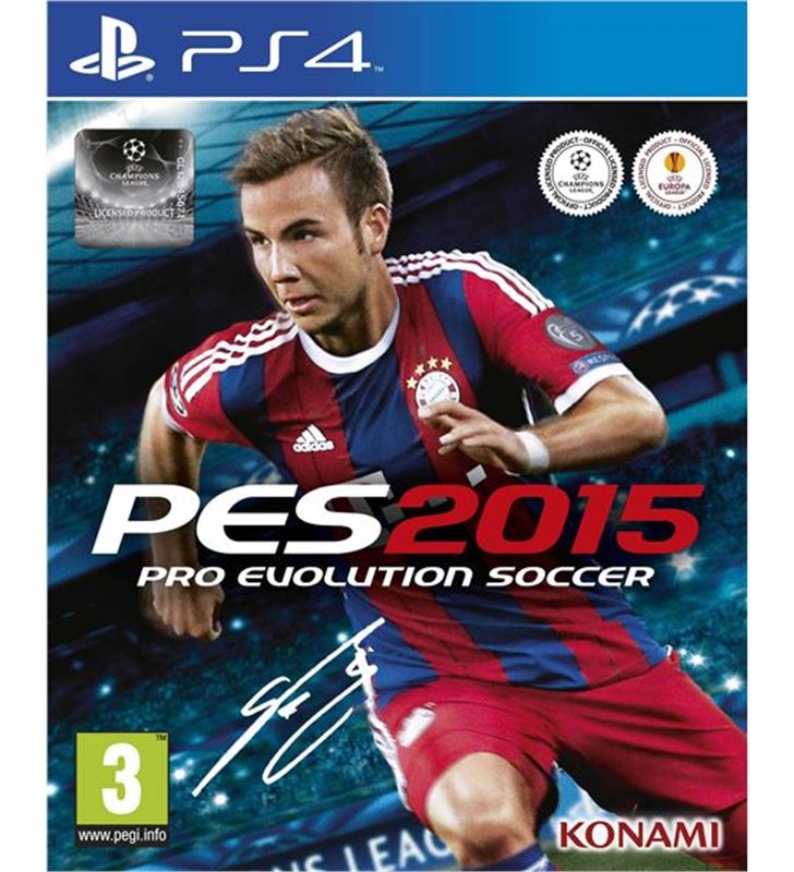 Konami 100660 juego ps4 pro evolution soccer 2015 one edition 4012927100660 - 12543-61244-4012927100660