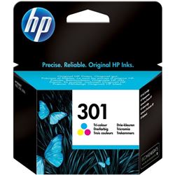 Hp CH562EEABE cartucho tinta 301 combo 2-pack negro-tricolor - CH562EEABE