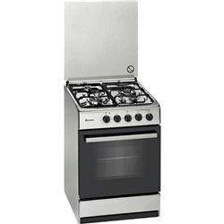 Meireles E541X cocina gas 3f 56.5cm inox butano horno electrico - 5604409146885-0