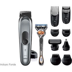 Braun MGK7221 recortadora de barba y cuerpo 10 en 1 con 8 accesorios y maqu - 4210201281832