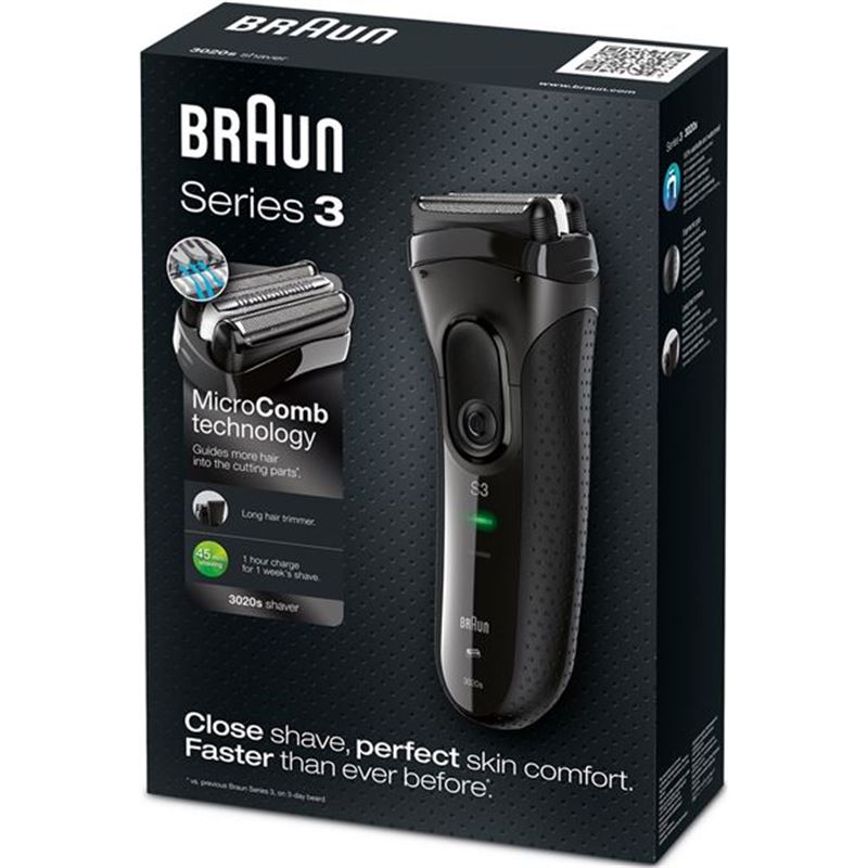 Braun 3020SERIE3 afeitadora 3020 pack serie 3 blac - 21314-59672-4210201112358