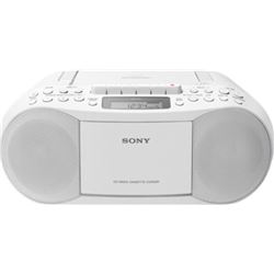 Sony CFDS70W radiocassete blanco Radio - 4548736026575