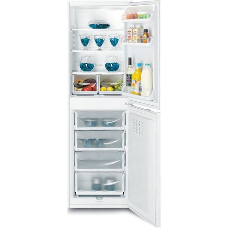Indesit CAA 55 1 frigorífico combinado 174x54.5x58 f blanco libre instalaci - 48578-111746-8050147603291