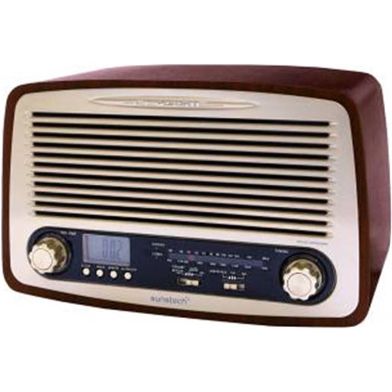 Sunstech RPR4000WD radio madera retro , radio Radio - 30329-67132-8429015014680