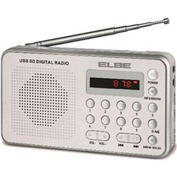 Elbe RF49 radio digital portátil con lector usb+sd, rf4 usb - 30287-67090-8435141904399