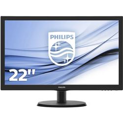 Philips 223V5LHSB/00 monitor led v-line 223v5lhsb - 21.5''/ 54.6cm fullhd - 5ms - 10m:1 - - PHIL-M 223V5LHSB