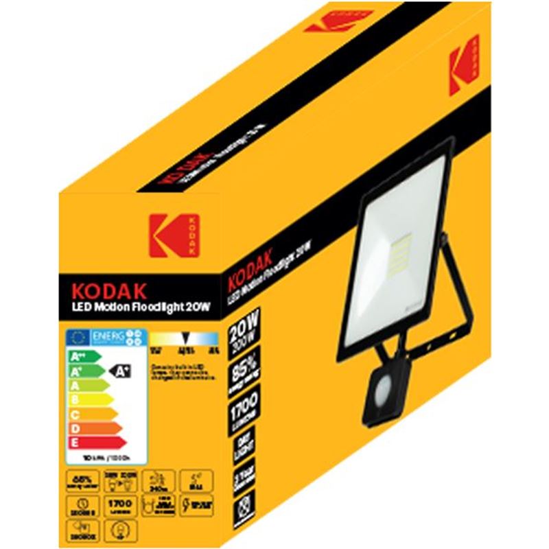 Kodak 30417991 luz exterior motion floodlight blanca 20w - 66812-130244-0887930417999