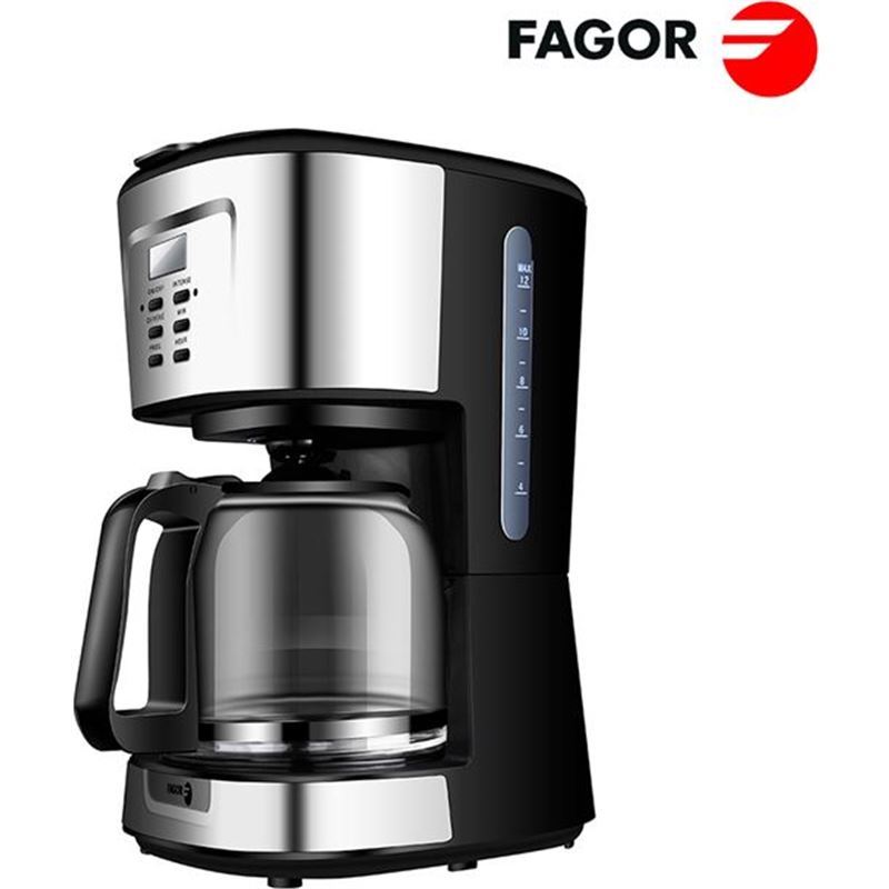 Fagor cafetera programable 900w. 1,5l , 10/12 tazas. 8436589740020 - 66664-130455-8436589740020