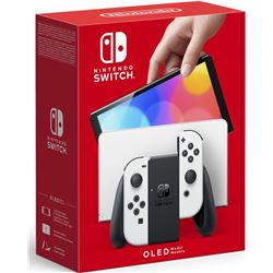 Nintendo 10007454 switch versión oled blanca/ incluye base/ 2 mandos joy-con - 70260-140889-0045496453435