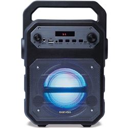 Daewo DBF252 altavoz karaoke bluetooth o dsk-345 fm/usb/sd/micrófono negro - 8413240603764