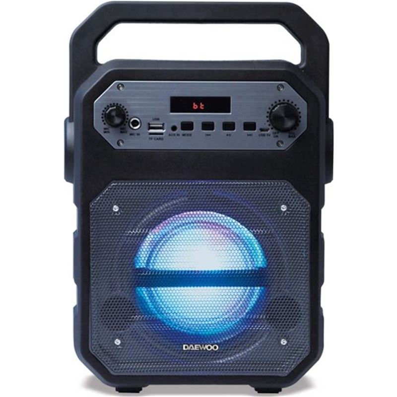 Daewo DBF252 altavoz karaoke bluetooth o dsk-345 fm/usb/sd/micrófono negro - 36573-78740-8413240603764