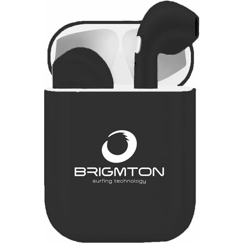 Brigmton BML18N auriculares inalámbricos bluetooth true wireless bml18 negros - 34774-76385-8425081019390