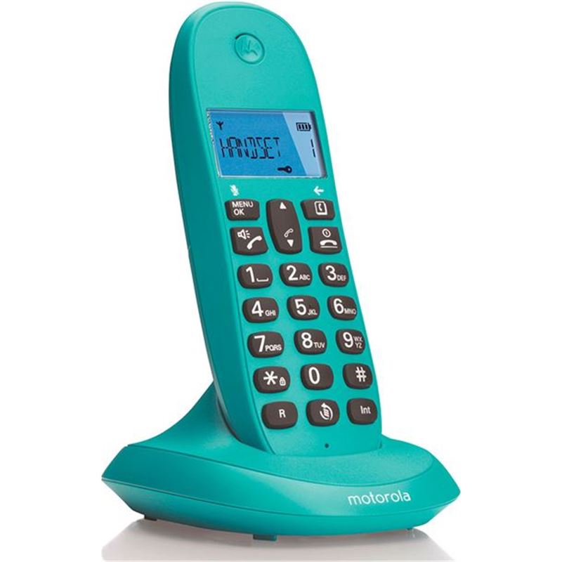 Motorola C1001LB+ TURQUESA c1001lb+ turque sa teléfono inalámbrico con manos libres integrado - 73594-153155-5055374700976