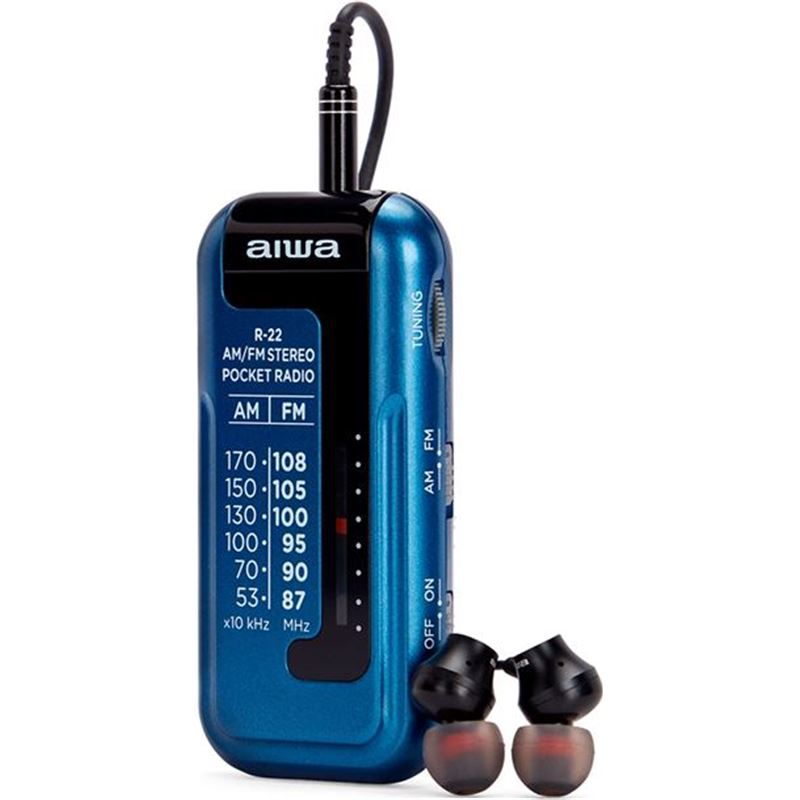 No R22BL radio portatil aiwa r22 blue radio Radio - 73901-153574-8435256896947