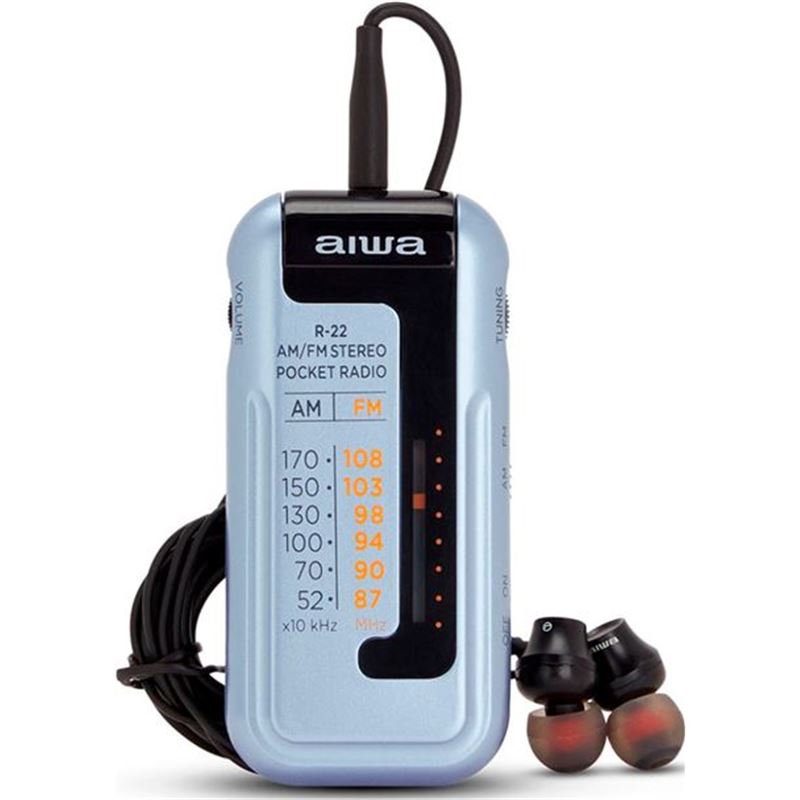Aiwa RS-22SL radio portátil r-22sl plata radio Radio - 73912-153585-8435256897838