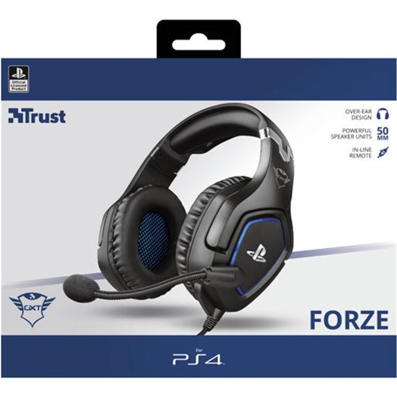 Trust 23530 auriculares gaming gxt488 forze ps4 negro - 42634-95393-8713439235302