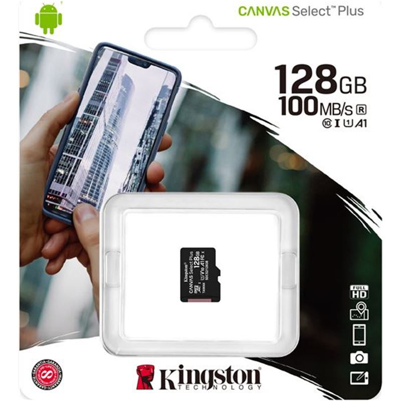 Ngs SDCS2/128GB tarjeta microsd xc - 128gb + adaptador kiton canvas select plus - clase - 47655-108946-0740617299076