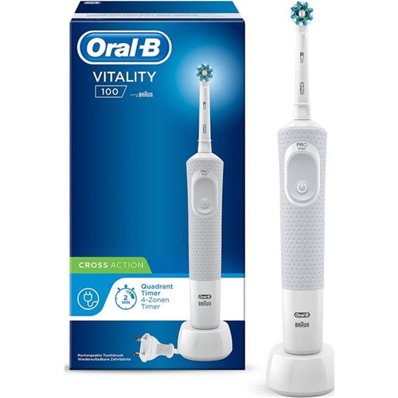 Braun D100CABLANC cepillo dental d100 vitality cross action blanco - 44785-98901-4210201199472