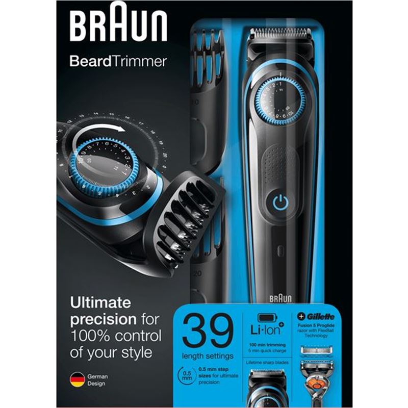 Braun BT5040 barbero bt 5040 + maquinilla manual gillette fusion5 proglide - 37496-80763-4210201216766