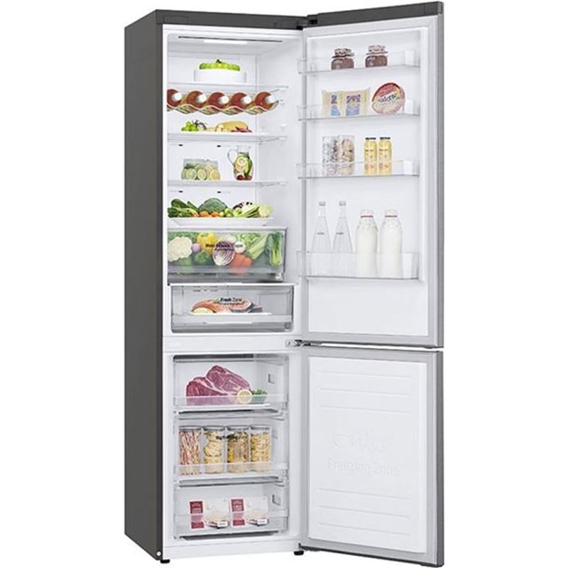 Lg GBB62PZFGN frigorífico combi clase d 203cm x59,5cm no frost inox - 68213-136674-8806091391254