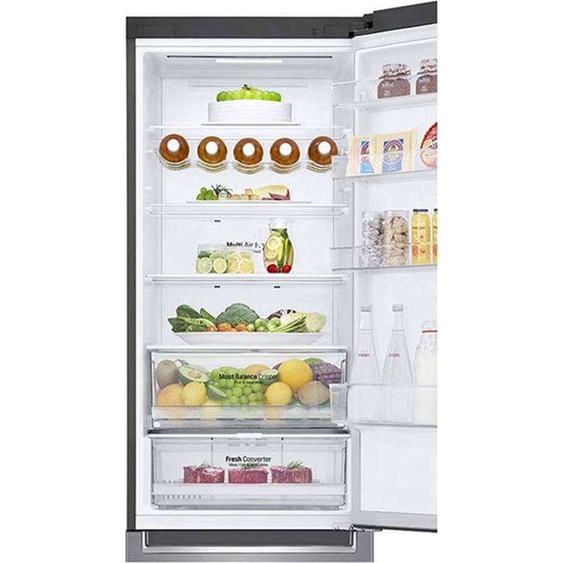 Lg GBB62PZFGN frigorífico combi clase d 203cm x59,5cm no frost inox - 68213-136677-8806091391254