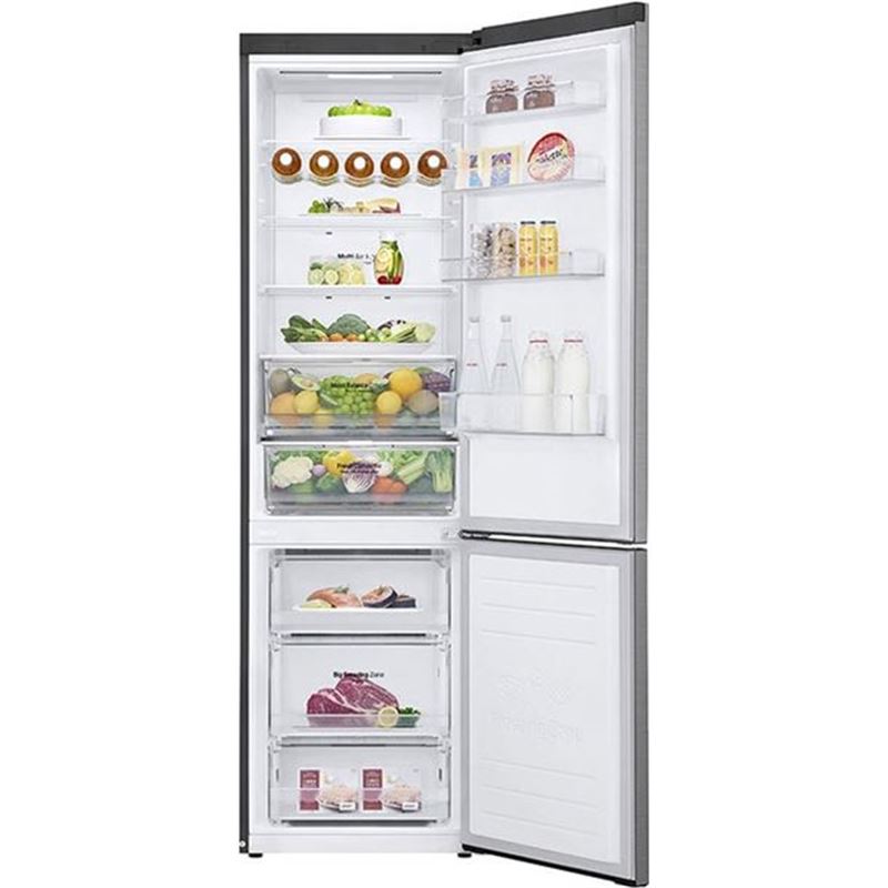 Lg GBB62PZFGN frigorífico combi clase d 203cm x59,5cm no frost inox - 68213-136682-8806091391254