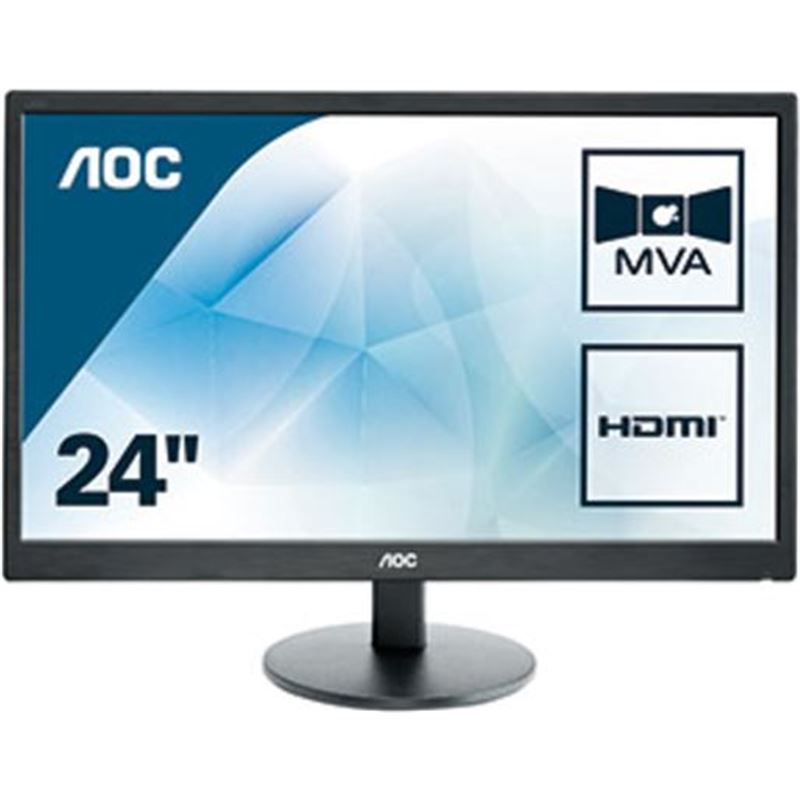 Aoc M2470SWH monitor led multimedia - 23.6''/59.9cm - mva - 1920x1080 full h - 35779-77948-4038986144995