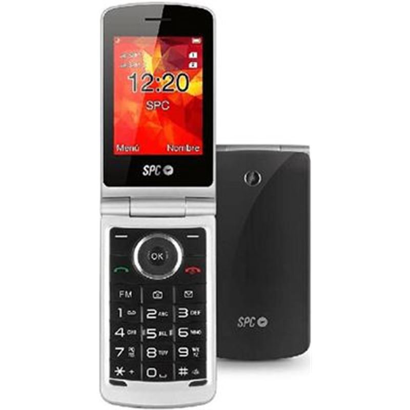 Spc 2318N teléfono móvil senior opal negro - pantalla 7.1cm - teclas grandes - ag - 40966-90130-8436542857888