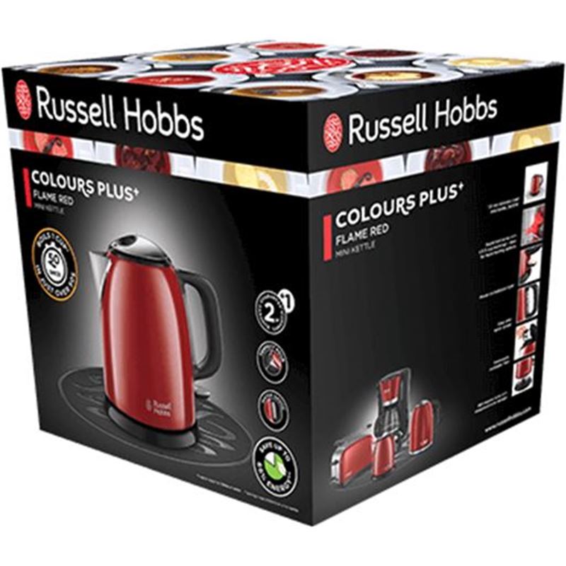 Russel RH24992-70 hervidor l hobbs mini colours plus+ 1l rojo - 41986-93513-4008496982882