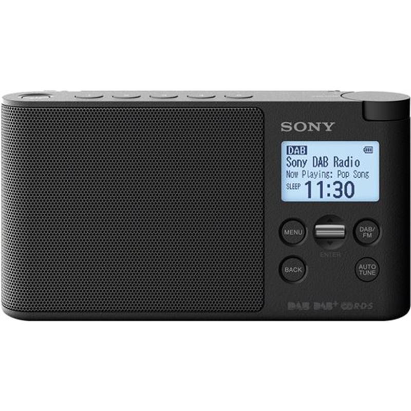 Sony XDR-S41D NEGRO radio dab/dab+ portátil con pantalla lcd presintonías d - 35176-77332-4548736053922