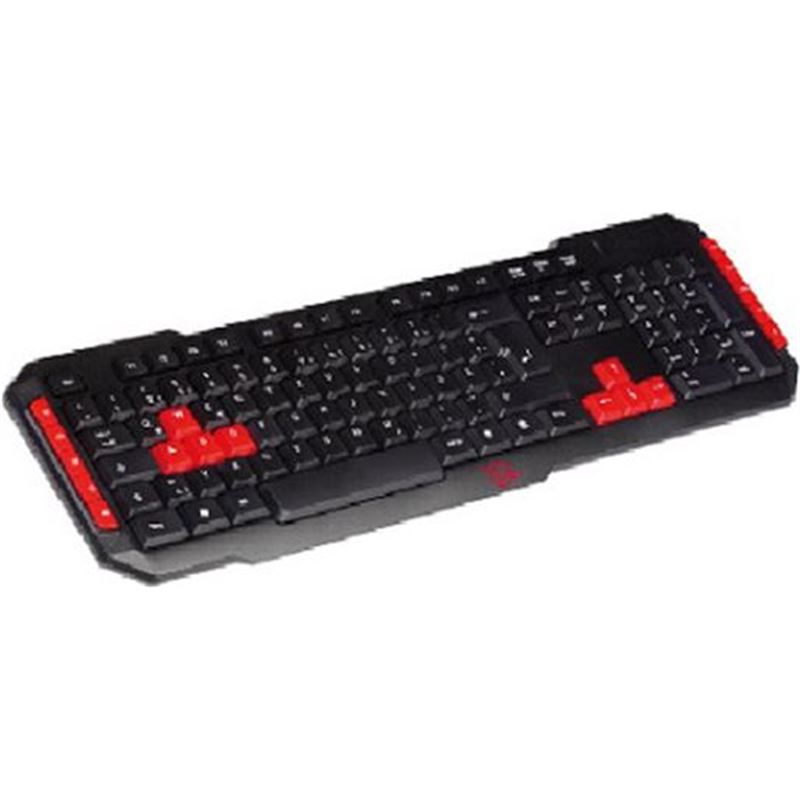 Vivanco 60433 teclado gaming itkbg2es 10 teclas acceso rapido negro/rojo - 48565-111759-4008928604337