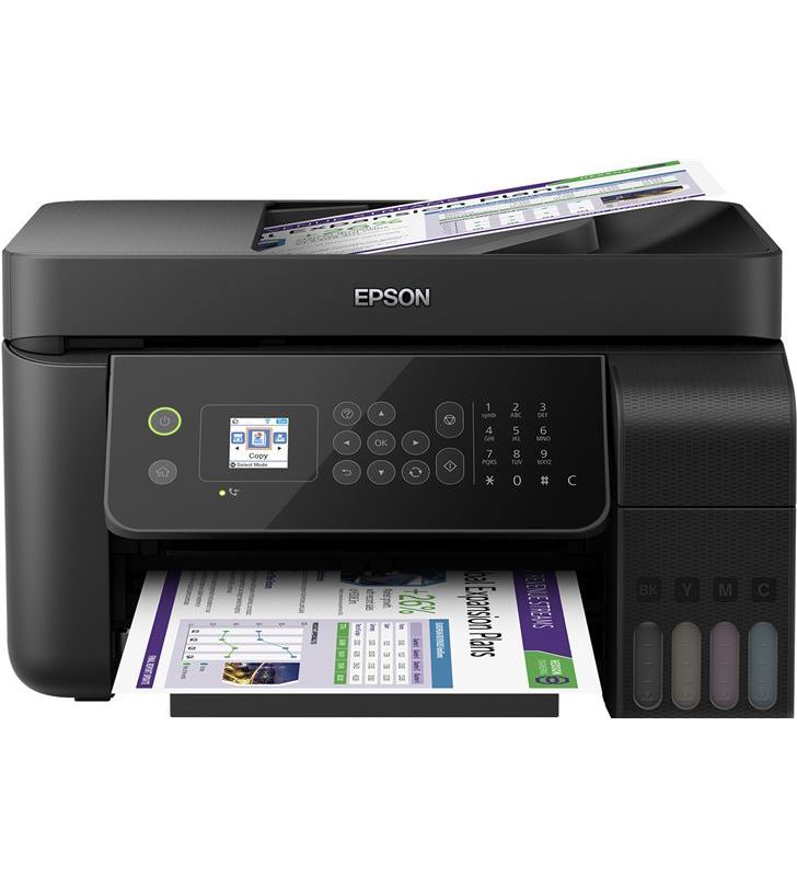 Epson multifunción recargable color ecotank et-4700 wifi/ fax/ negra 8715946651880 - 8715946651880