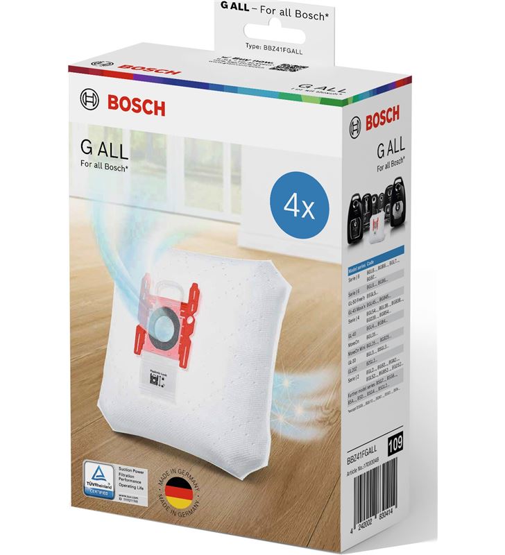 Bosch BBZ41FGALL bolsa de polvo ASPIRADOR - BBZ41FGALL