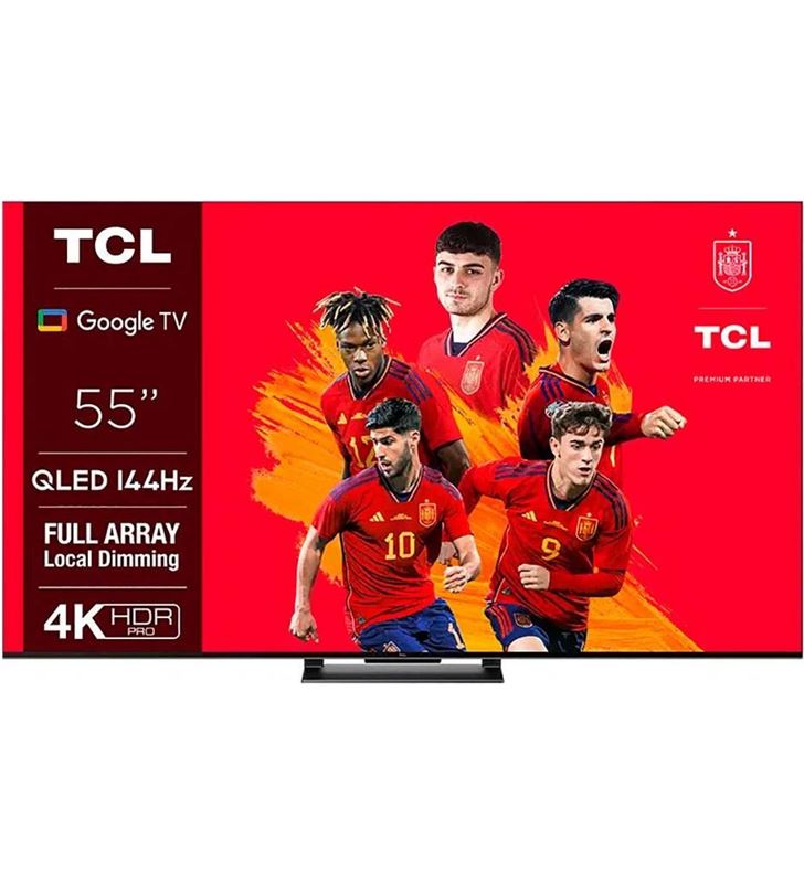 Tcl 55C745 tv qled 55'' 4k ultra hd google tv hdr10+ con game master pro 2.0 - 60653