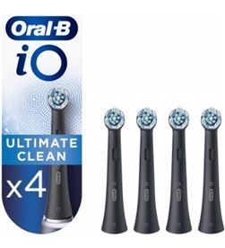 Oralb IOCB_4FFS_B oral-b io ultimate clean black cabezales de recambio pack de 4 unidades - 000502710038